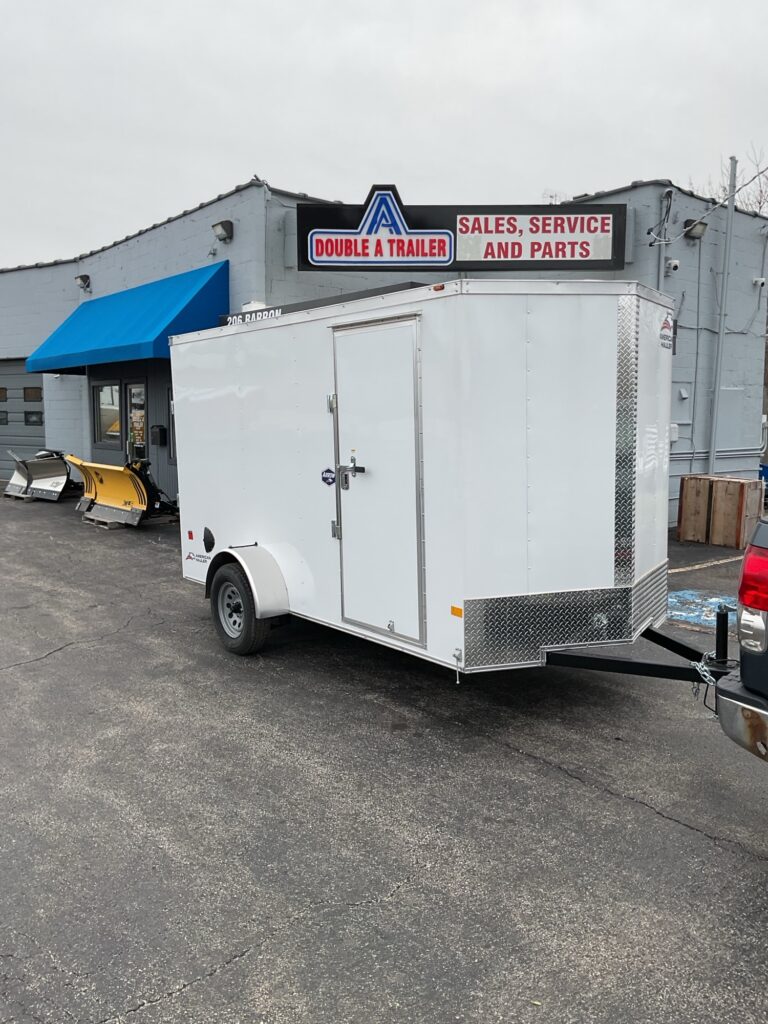 2025 AMERICAN HAULER ARROW DELUXE 6′ X 12′ WITH 6′ 6″ INTERIOR HEIGHT CARGO / ENCLOSED TRAILER