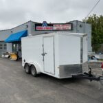 2025 AMERICAN HAULER NIGHTHAWK 7′ X 14′ WITH LANDSCAPE PACKAGE 7′ INTERIOR HEIGHT ENCLOSED TRAILER