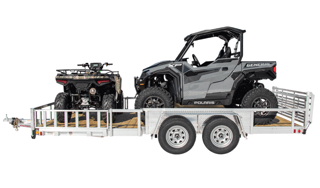 2026 CHILTON Aluminum ATV Utility Trailer 7’×17′ Side Load UT8250-17BSRAR
